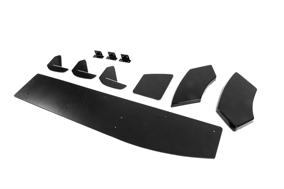 Renault Clio IV 2012–2019 Achterdiffuser DPT V-1 (mat zwart) Image
