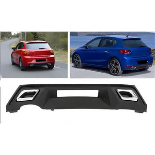 Achterdiffuser DPT V-2 (glanzend zwart) Seat Ibiza 2017–