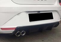 Seat Leon 2005–2012 Achterdiffuser DPT V-3 (2009-2012, hoogglans zwart) foto 1