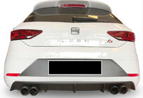 Seat Leon 2013–2020 Achterdiffuser DPT V-3 (2017-2020, hoogglans zwart) foto 1