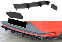 Seat Leon 2013–2020 Achterdiffuser DPT V-6 (2013-2016, hoogglans zwart) foto 1