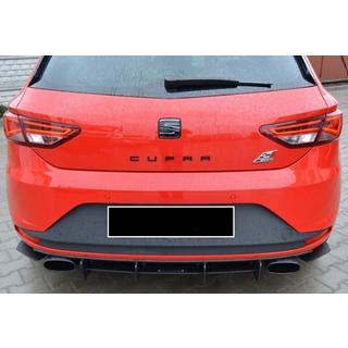 Achterdiffuser DPT V-6 (2013-2016, hoogglans zwart) Seat Leon 2013–2020 foto 3