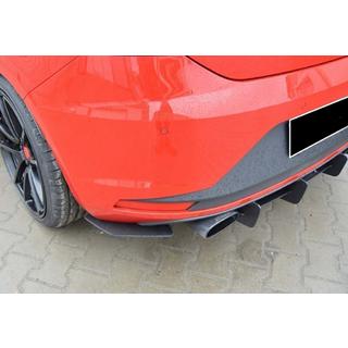 Achterdiffuser DPT V-6 (2013-2016, hoogglans zwart) Seat Leon 2013–2020 foto 4