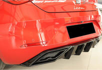 Seat Leon 2020– Achterdiffuser DPT V-2 (glanzend zwart) foto 1