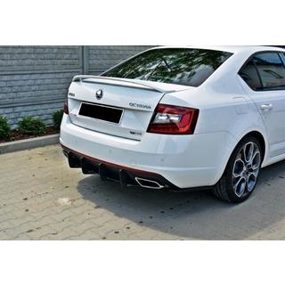 Achterdiffuser DPT V-5 (LB, matzwart) Skoda Octavia III A7 2013–2019 foto 2