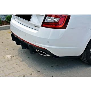 Achterdiffuser DPT V-5 (LB, matzwart) Skoda Octavia III A7 2013–2019 foto 3