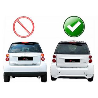 Achterdiffuser DPT (hoogglans zwart) Smart 2014– foto 3