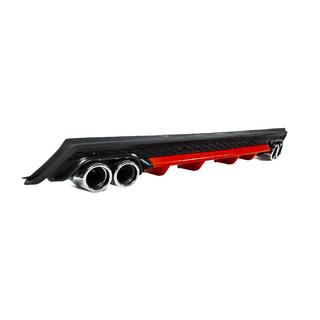 Universele achterdiffuser DPT V-13 (ABS) (rood + zwart hoogglans) foto 3