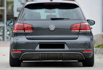 Volkswagen Golf 6 2008–2014 Achterdiffuser DPT V-3 (voor GTI, hoogglans zwart) foto 1