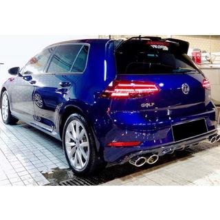 Achterdiffuser DPT V-1 (2017-2019, hoogglans zwart) Volkswagen Golf 7/E-Golf 2012–2020 foto 1