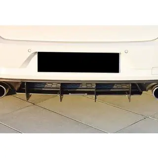 Achterdiffuser DPT V-2 (voor GTI, 2017-2019, mat zwart) foto 3