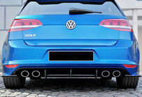 Volkswagen Golf 7/E-Golf 2012–2020 Achterdiffuser DPT V-4 (voor R / R-Line, 2012-2019, mat zwart) foto 4