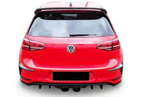 Volkswagen Golf 7/E-Golf 2012–2020 Achterdiffuser DPT V-7 (2012-2017, hoogglans zwart) foto 2