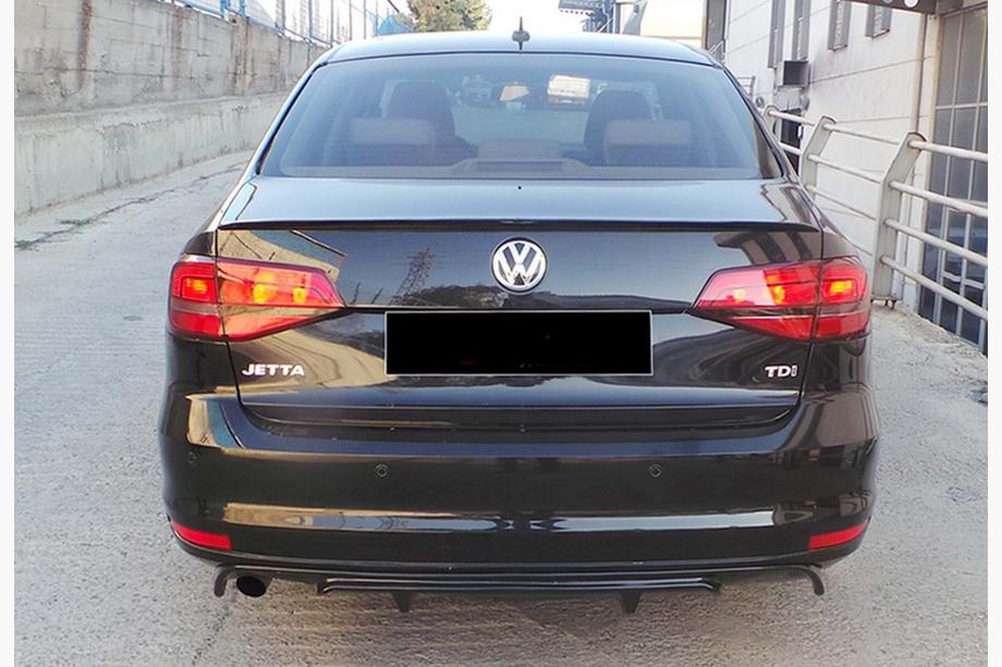 Volkswagen Jetta 2011–2018 Achterdiffuser DPT (2014-2018, glanzend zwart) Image