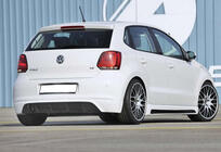 Volkswagen Polo 2010–2017 Achterdiffuser DPT (2010-2013, hoogglans zwart) foto 2