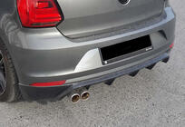 Volkswagen Polo 2010–2017 Achterdiffuser DPT (2014-2017, hoogglans zwart) foto 6