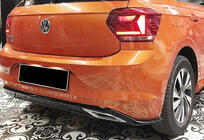 Volkswagen Polo 2017– Achterdiffuser DPT V-3 (hoogglans zwart) foto 3