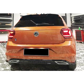 Achterdiffuser DPT V-3 (hoogglans zwart) Volkswagen Polo 2017– foto 4