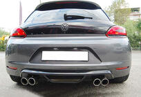 Volkswagen Scirocco 2008–2017 Achterdiffuser DPT V-1 (2008-2013, hoogglans zwart) foto 1
