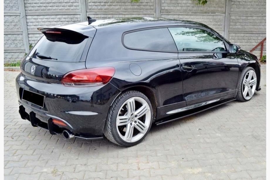 Volkswagen Scirocco 2008–2017 Achterdiffuser DPT V-4 (2008-2017, hoogglans zwart) Foto 4