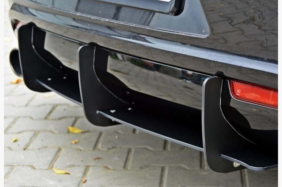 Volkswagen Scirocco 2008–2017 Achterdiffuser DPT V-4 (2008-2017, hoogglans zwart) Foto 5