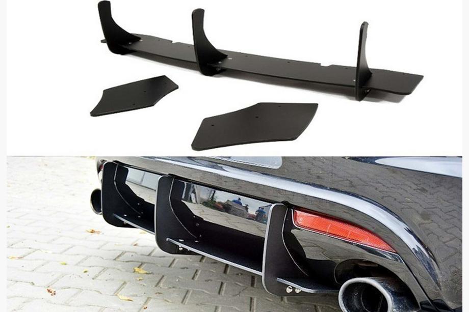 Volkswagen Scirocco 2008–2017 Achterdiffuser DPT V-4 (2008-2017, hoogglans zwart) Foto 1