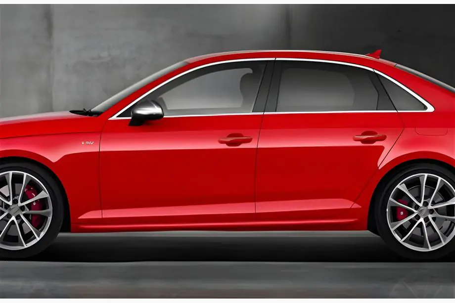 Audi A4 B8 2007–2015 Sideskirts DPT V-2 (hoogglans zwart) Image