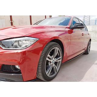 DPT V-3 dorpeloverlays (voor M-Sport dorpels, hoogglans zwart) BMW 3 Serie F30/F31 2012–2019 foto 2