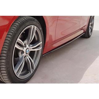 DPT V-3 dorpeloverlays (voor M-Sport dorpels, hoogglans zwart) BMW 3 Serie F30/F31 2012–2019 foto 3
