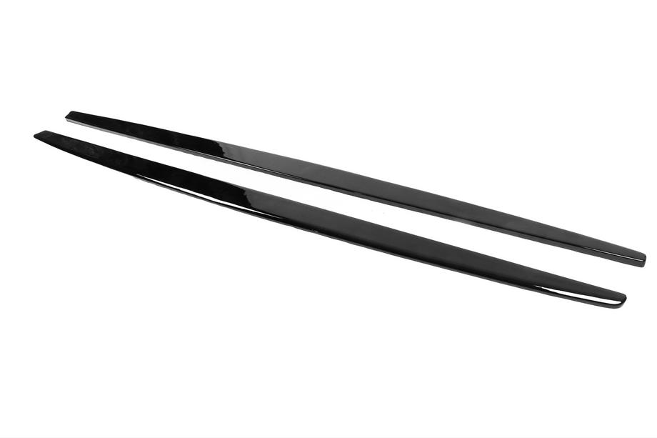 BMW 3 Serie F30/F31 2012–2019 DPT V-3 dorpeloverlays (voor M-Sport dorpels, hoogglans zwart) Foto 5