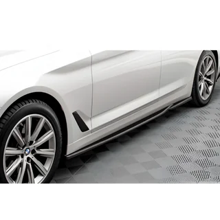 DPT V-2 dorpel extensions (voor M-Sport/M5 dorpels, hoogglans zwart)