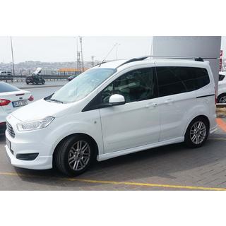 DPT sideskirts (hoogglans zwart) Ford Courier 2014–2023 foto 1