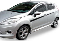 Ford Fiesta 2008–2017 Sideskirts DPT V-2 (HB, zwart hoogglans) foto 2