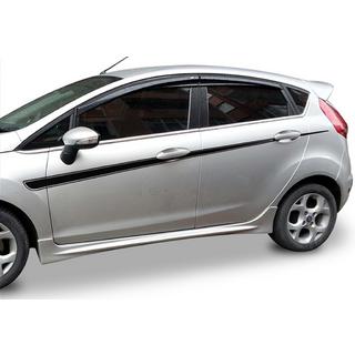 Sideskirts DPT V-2 (HB, zwart hoogglans) Ford Fiesta 2008–2017 foto 1