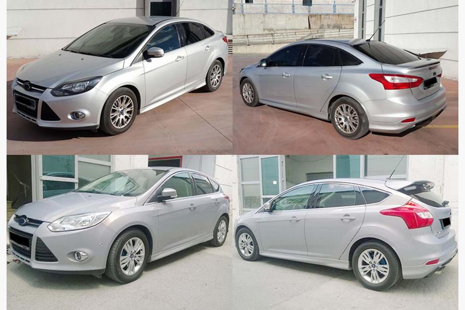 Ford Focus III 2011–2017 Sideskirts DPT (2011-2014, voor lakken) Foto 1