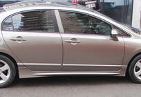 Honda Civic Sedan VIII 2006–2011 DPT sideskirts (voor lakken) foto 1