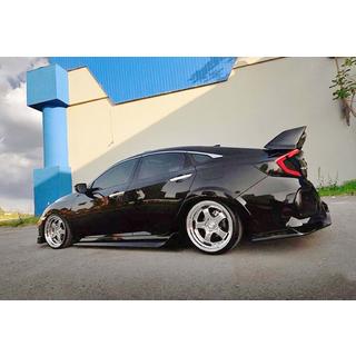DPT V-4 side skirts (hoogglans zwart) Honda Civic Sedan X 2016–2021 foto 3