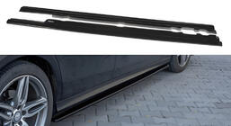 Mercedes E-class W213 2016–2023 DPT sideskirts (hoogglans zwart) foto 1