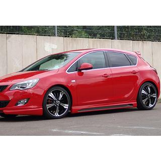 Sideskirts DPT V-2 (hoogglans zwart) Opel Astra J 2009–2015 foto 1