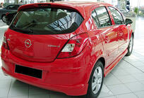 Opel Corsa D 2007–2014 Sideskirts DPT V-1 (hoogglans zwart) foto 2