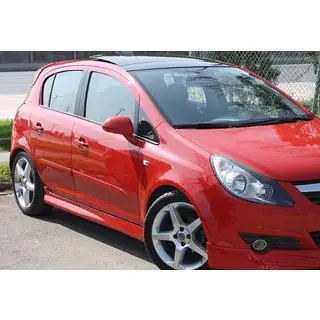 Sideskirts DPT V-1 (hoogglans zwart) foto 1