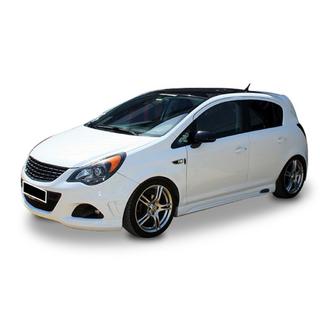 Sideskirts DPT V-2 (hoogglans zwart) Opel Corsa D 2007–2014 foto 2