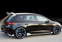 Seat Leon 2013–2020 Sideskirts DPT V-3 (2017-2020, hoogglans zwart) foto 5