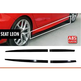Sideskirts DPT V-5 (zwart hoogglans)