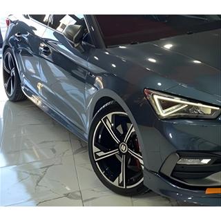 DPT sideskirts (hoogglans zwart) Seat Leon 2020–