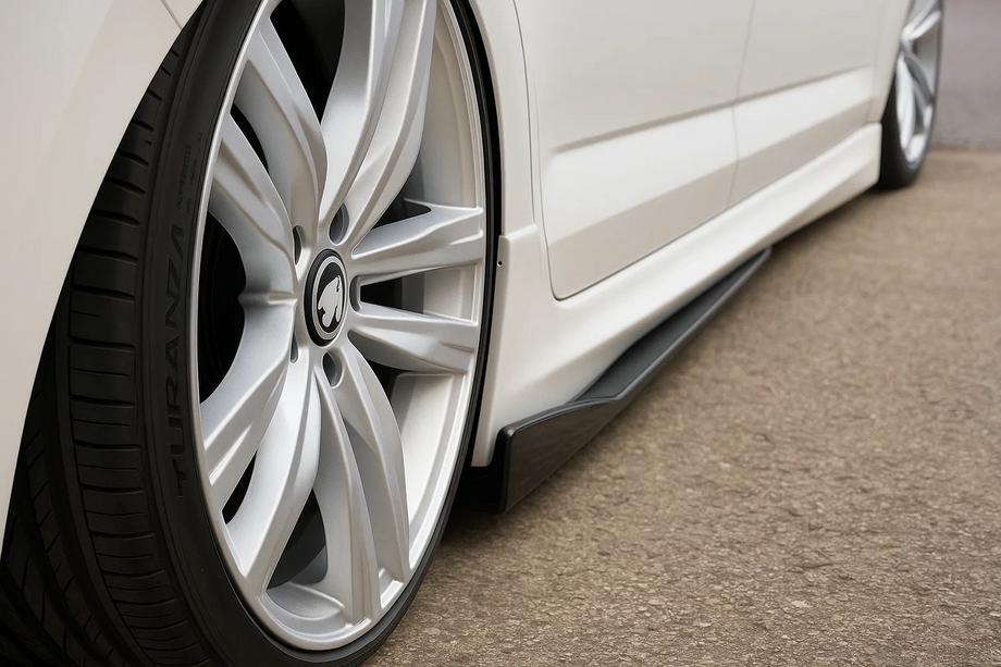 Universele sideskirt-lijsten DPT Aero Black (glans zwart) Foto 2