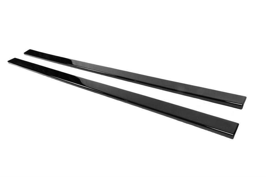 Universele side skirt lip DPT Lower Lip Black (glans zwart) Foto 2