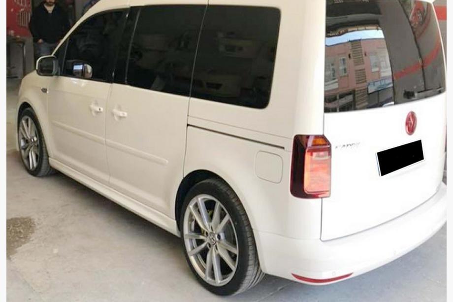 Volkswagen Caddy 2010–2015 DPT sideskirts (voor lakken) Image