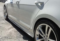 Volkswagen Golf 7/E-Golf 2012–2020 Sideskirts DPT V-2 (hoogglans zwart) foto 5