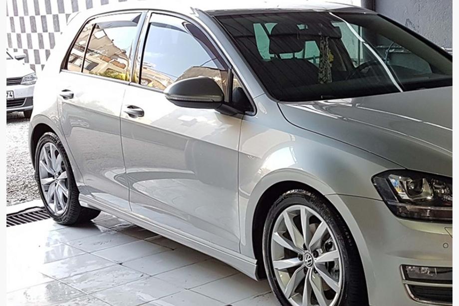 Volkswagen Golf 7/E-Golf 2012–2020 Sideskirts DPT V-9 (hoogglans zwart) Image